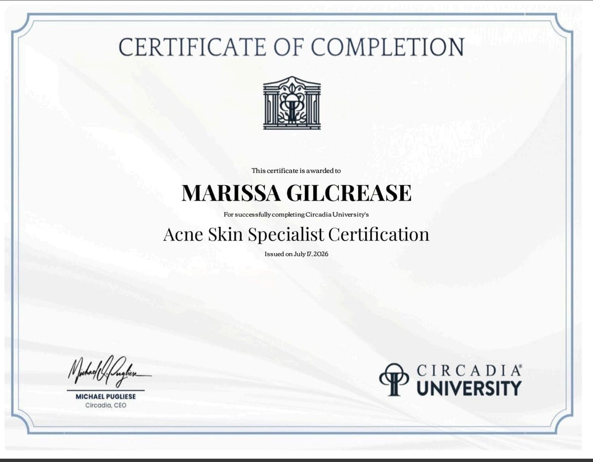 Circadia University — Acne Skin Specialist Certification
